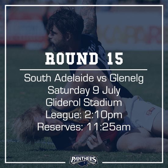 Round 15: South vs Glenelg - Teams